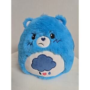 Squishmallows Care Bears Grumpy Bear 12 In Cloudy Tummy Blue Soft Plush New NWT